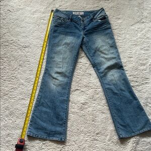 Women's Blue Denim Flare Jeans